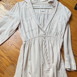 Jessica Simpson Beige Rayon Blend Top